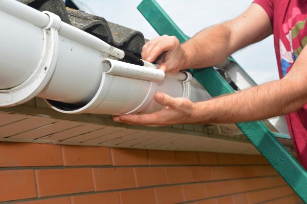 Large Gutter Repair in Beloit