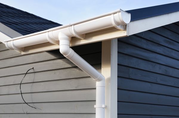 PVC Rain Gutter Installation in Beloit