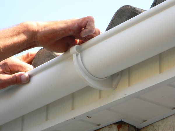 Plastic Gutter Repair in Beloit