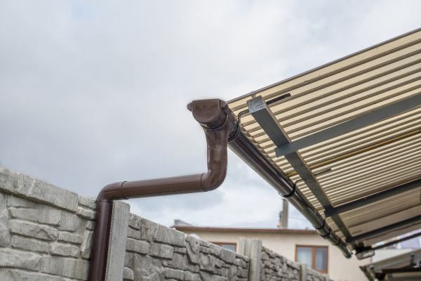 Plastic Downspout Installation in Beloit